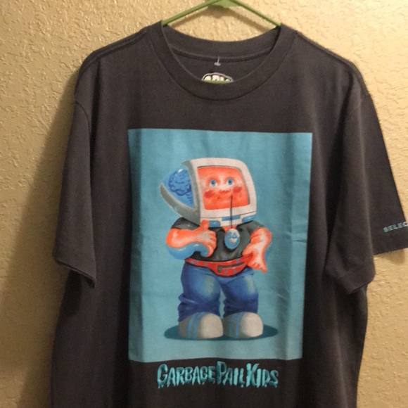 Garbage Pail Kids Large Tshirt Gray/Blue Embroided NWT - Picture 2 of 13